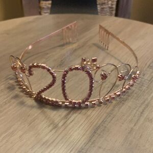 Rose Gold 20 Tiara